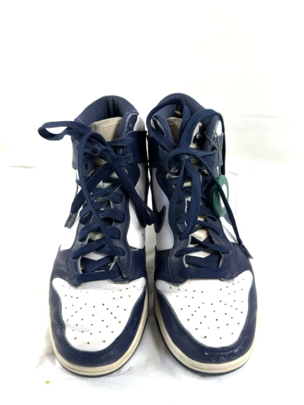 Nike Dunk High Shoes Mens Size 6 Blue White Obsidian Leather Retro 309432-141